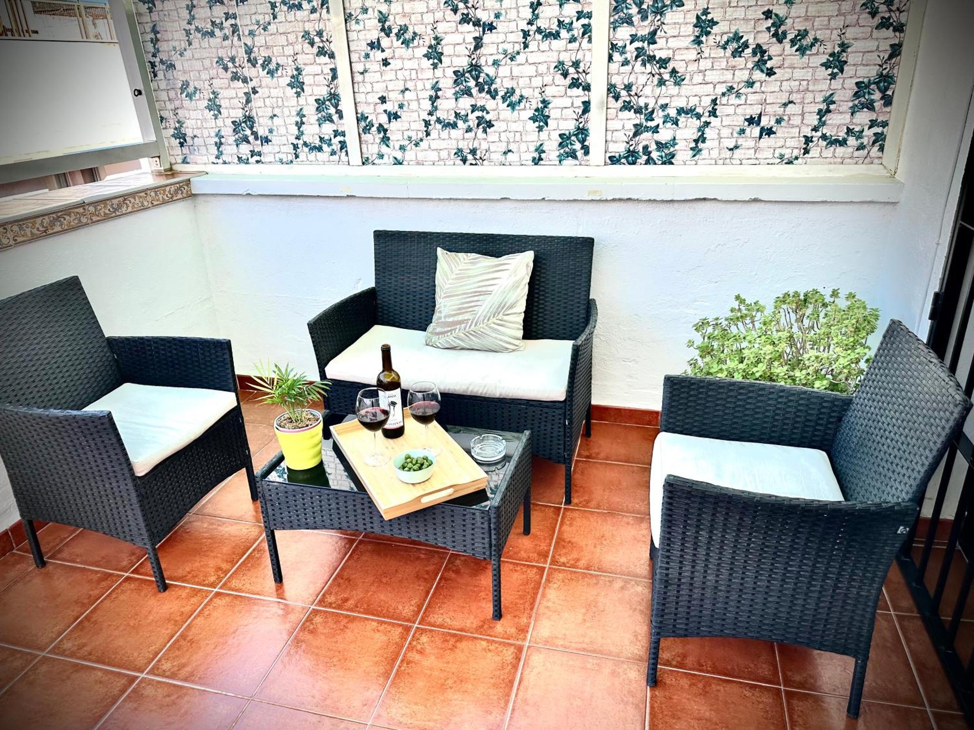 Apartamento El Rincon De Apolo. Atico Con Aparcamiento Gratis. Málaga Exterior foto